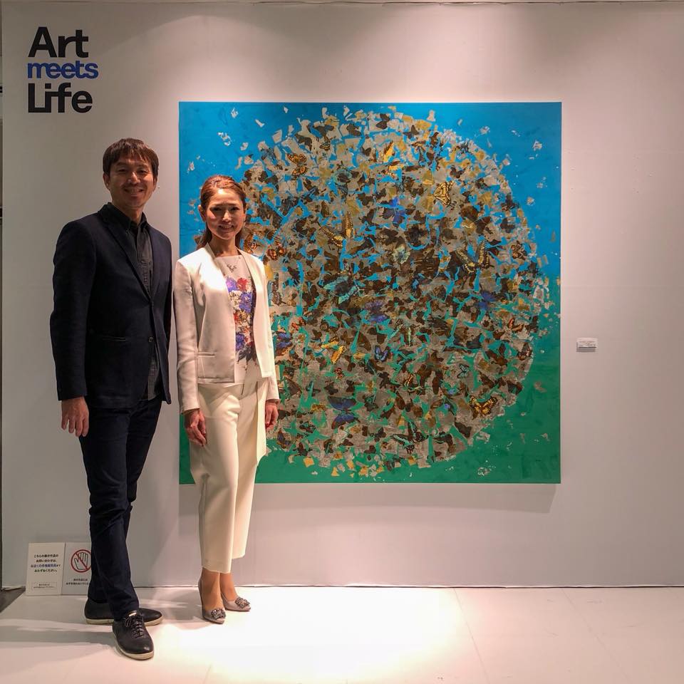 大竹　寛子 個展　-fleurs et papillons-