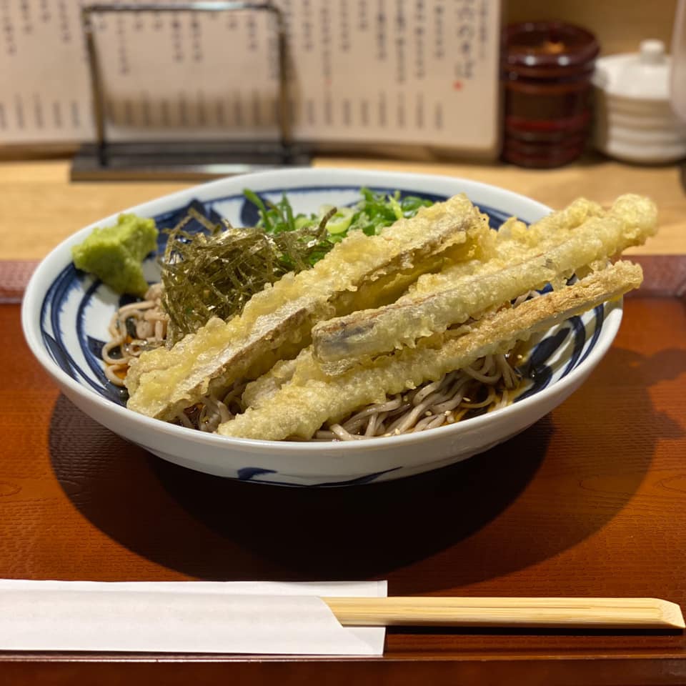 江戸切り 助六そば ぬる燗佐藤